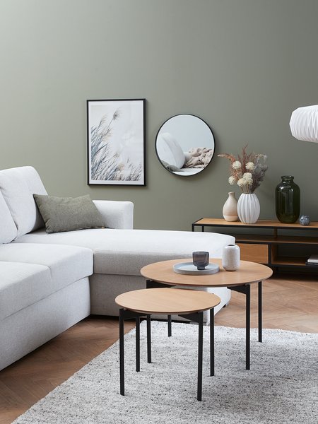 Schlafsofa Chaiselongue VEJLBY sand