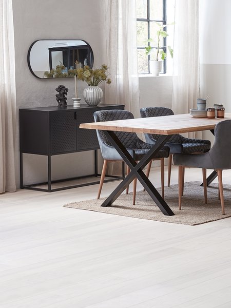Mirror MARSTAL oval 40x100 black