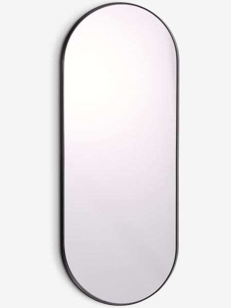 Miroir MARSTAL oval 40x100 noir