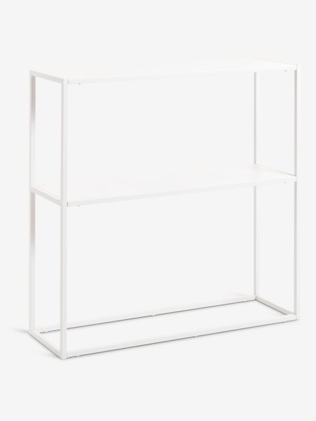 Console table VIRUM 26x80 w/shelf white