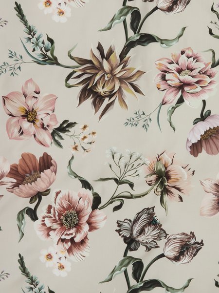 Satin-Bettwäsche ESTHER 200x220 natur