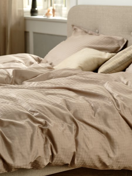 Sateen duvet cover set INGEBORG Double sand