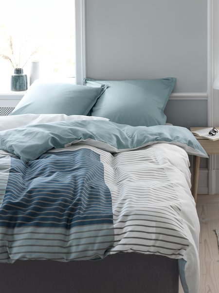 Påslakanset VERA Satin 150x210 petrol