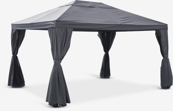 Gazebo NORDMARKA W3xL4xH2.78m grey