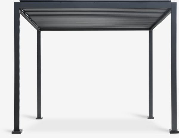 Pergola KONGEMOSE B3xL3xH2.36m schwarz