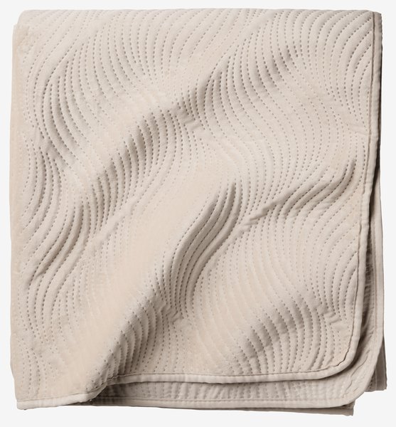 Bed throw GLORIOSA 160x220 beige