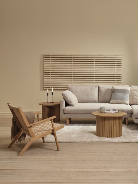 Armchair VADEHAVET oak/natural