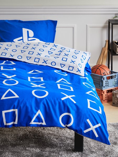 Bettwäsche PLAYSTATION 160x210 blau