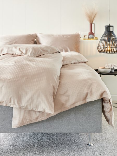 Sateen duvet cover set INGEBORG Double sand