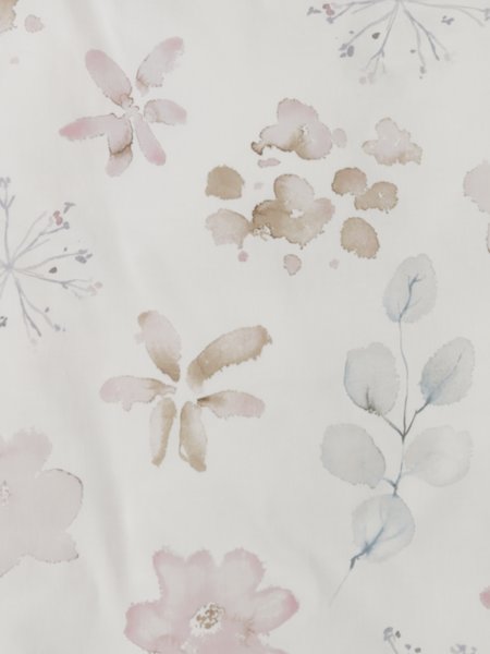Completo copripiumino Raso BERIT 155x220 cm bianco