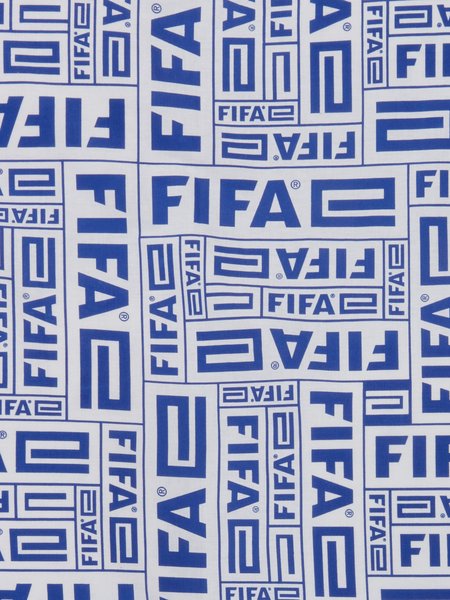 Completo copripiumino FIFA 155x220 cm bianco/blu