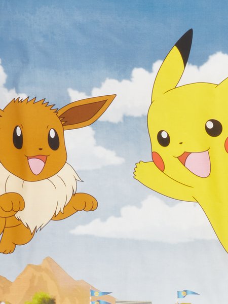Completo copripiumino POKEMON 155x220 cm blu