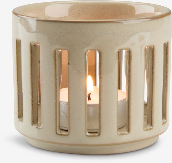 Tealight mumluk ANDERAS Ø8xY7cm kum rengi