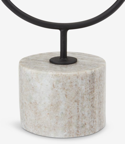 Свещник KURT Ш15xД7xВ33 см черен