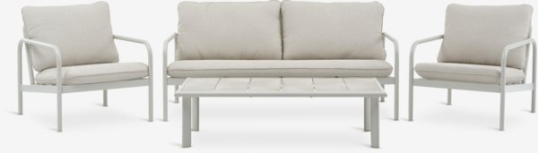 Loungeset TEGLUM 4,5-sits beige