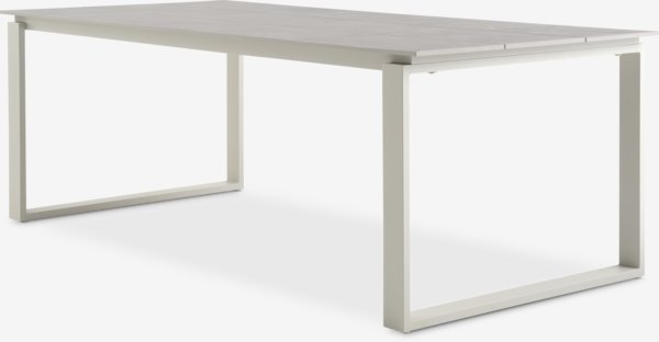 SONNERUP L215 table + 4 TAGMARK chaises beige