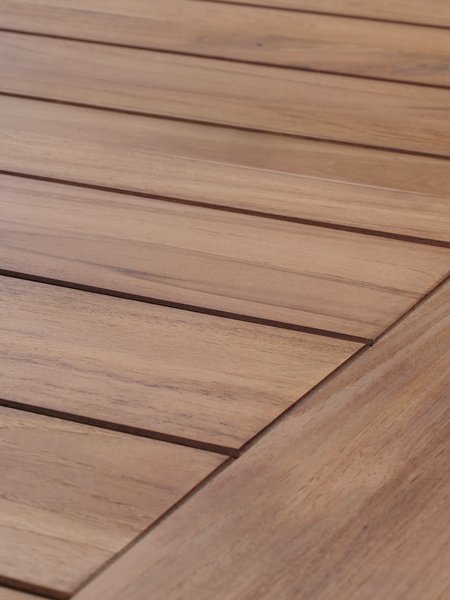 Tuintafel DRAMMEN B100xL210 teak