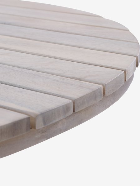 Table de jardin FUGLSAND Ø120 bois dur