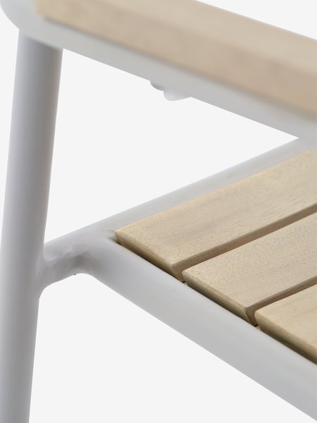 SANDVIG Ø120 Tisch + 4 AJSTRUP Stühle beige