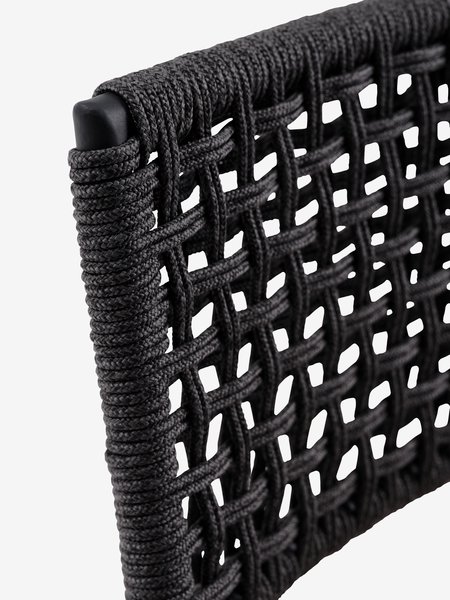 LANGET L207 bord + 4 AJSTRUP stol svart