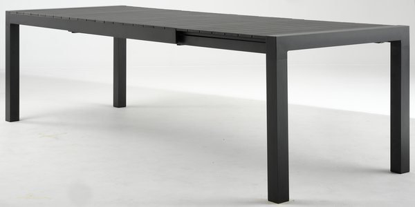 Tuintafel HESTEHAVE B95xL205/275 zwart