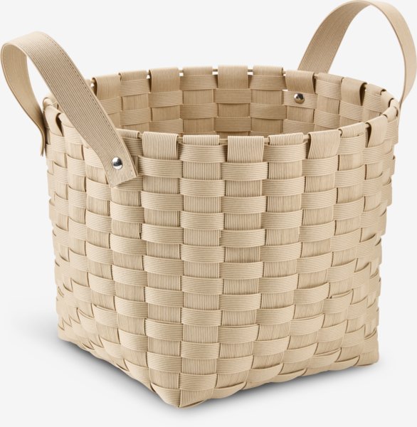 Basket ARVE D30xH23cm w/handles