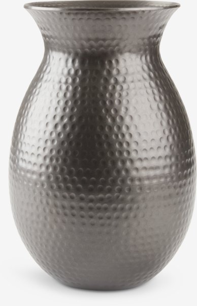 Vase BENT Ø15xH27cm braun