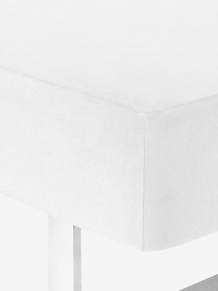 Jersey Fitted sheet JANNE Double/King white