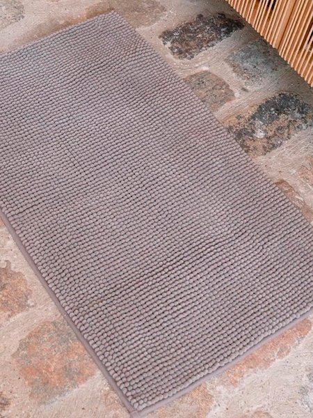 Tapis de bain FAGERSTA 50x80 cm gris clair