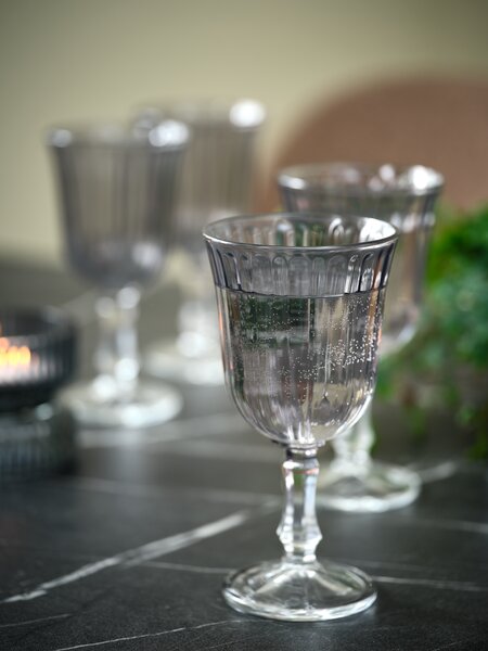 Copa de vino FRIDOLIN Ø8xA16cm 24 cl gris