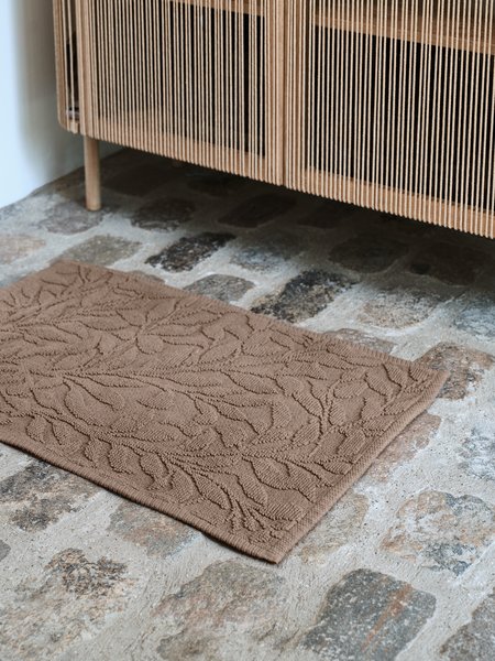 Bath mat ALMVIK 50x80 dark sand KRONBORG