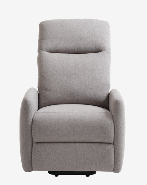 Fauteuil releveur VONSILD fonction releveur élec. gris clair