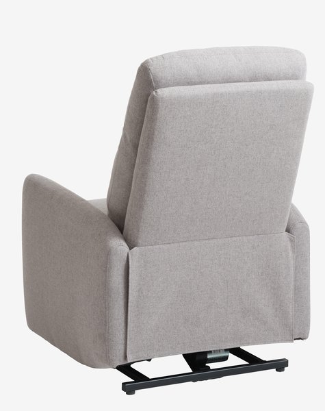 Fauteuil releveur VONSILD fonction releveur élec. gris clair