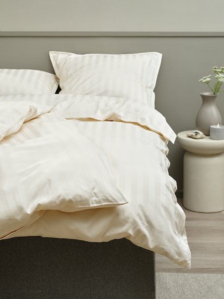 Satengsengesett NELL 140x200 beige