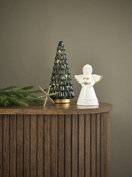 Sapin de Noël MODGUNN verre H26cm a/minuterie