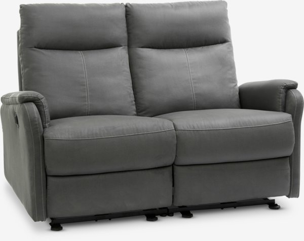 Relaxsofa ABILDSKOV Stoff grau