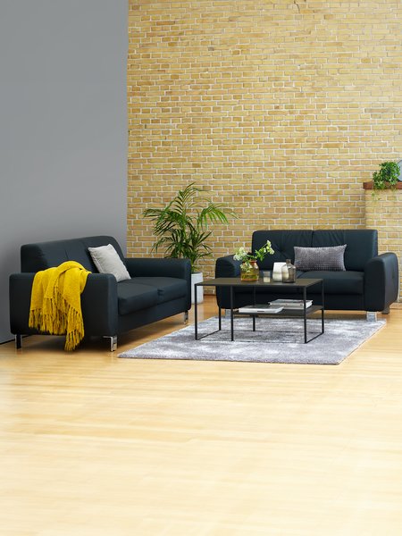 Zitbanken set DAMHALE 2 stuks zwart