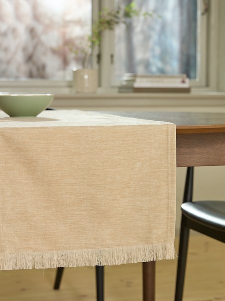 Table runner BRUNELLE 40x150 beige