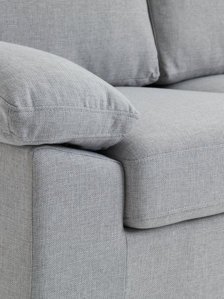 Sofa GEDVED 2-Sitzer hellgrau