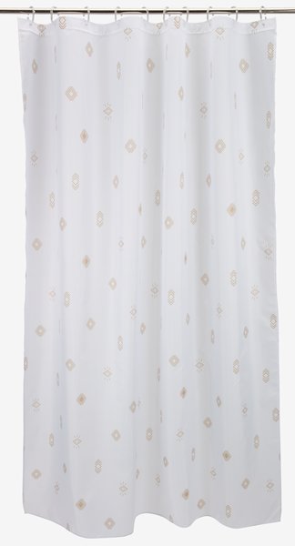 Tenda da doccia SKOGHALL 180x200 cm bianco