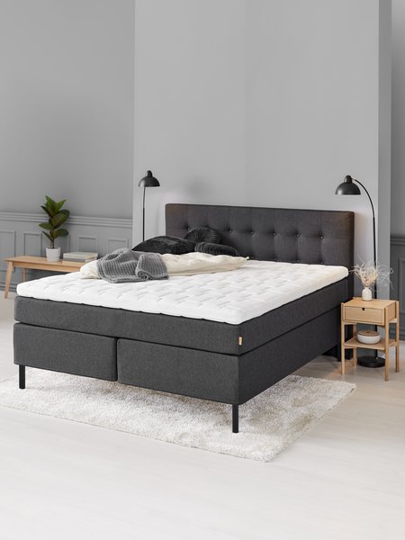 Kontinentalseng 180x200cm REIPA GC110 grå-40 LATEX