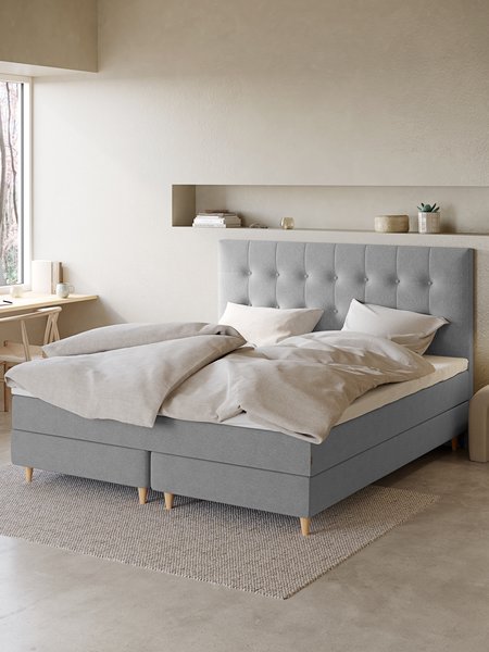 Tête de lit 180x122cm NISA H70 gris-23 DREAMZONE