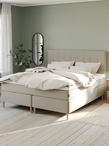 Sänggavel 160x125cm KULU H50 sand-91 DREAMZONE