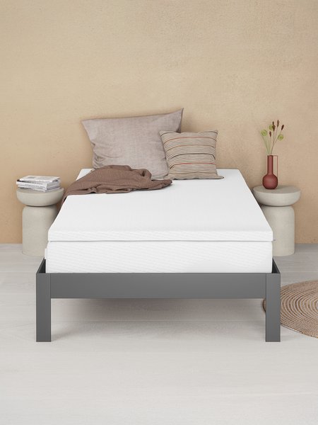 Estructura cama KILDEN 90x200 gris oscuro