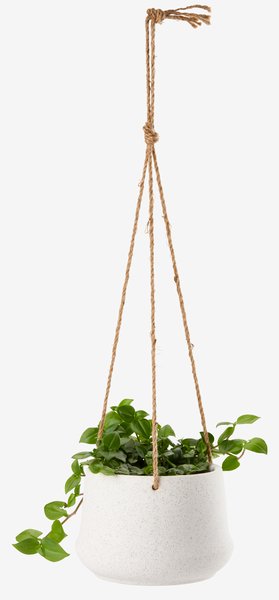 Hanging plant pot KLIPPEDUE D15xH12 natural