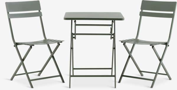 Bistro-Set ABORG B60xL60 grün