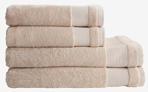 Drap de douche NORA 70x140 sable KRONBORG