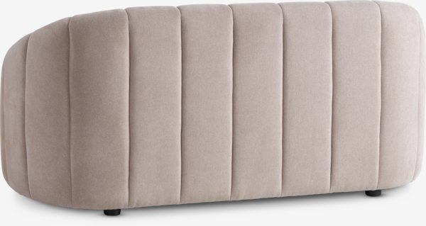 Sofa HUNDIGE 2 seater beige fabric