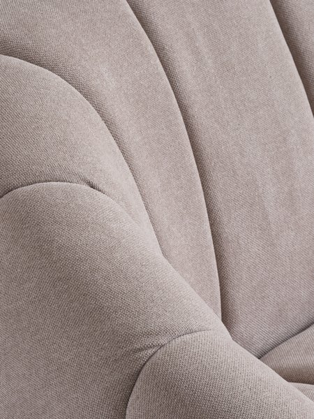 Sofa HUNDIGE 2 seater beige fabric