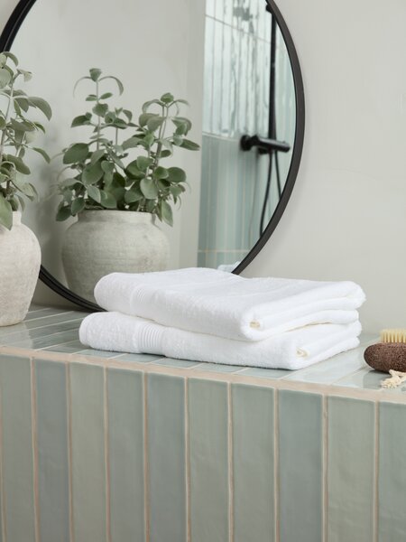 Asciugamano KARLSTAD 50x100 cm bianco